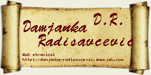 Damjanka Radisavčević vizit kartica